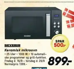 Bilka SEVERIN Keramisk mikroovn tilbud