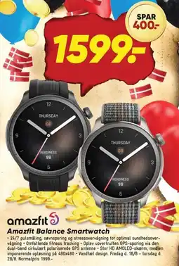 Bilka Amazfit Balance Smartwatch tilbud