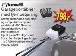 Harald Nyborg Garageportåbner med fjernbetjening tilbud