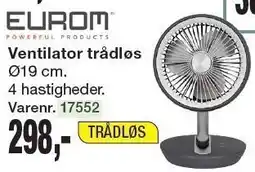 Harald Nyborg Ventilator trådløs tilbud