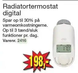 Harald Nyborg Radiatortermostat digital tilbud