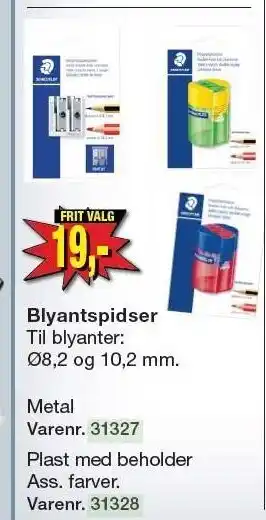 Harald Nyborg Blyantspidser tilbud