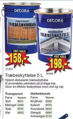 Harald Nyborg Træbeskyttelse 5 L tilbud