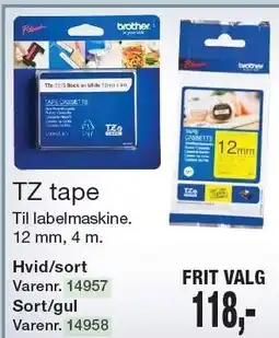 Harald Nyborg TZ tape tilbud