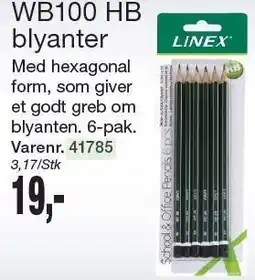 Harald Nyborg WB100HB blyanter tilbud