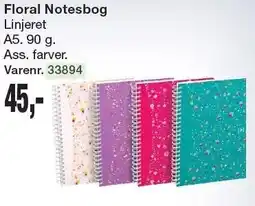 Harald Nyborg Floral Notesbog tilbud