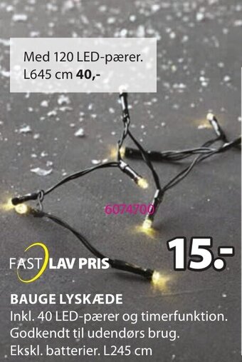 JYSK Bauge Lyskæde tilbud