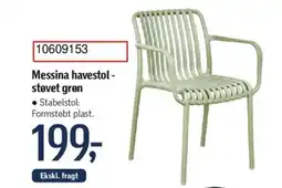 Føtex Messina havestol- støvet grøn tilbud