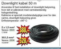 Harald Nyborg Downlight kabel 50 m tilbud
