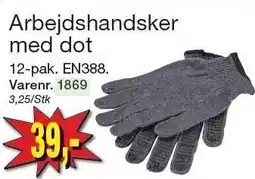 Harald Nyborg Arbejdshandsker med dot tilbud