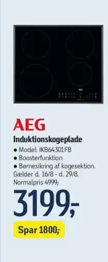 Føtex Induktionskogeplade tilbud