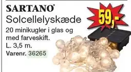 Harald Nyborg SARTANO Solcellelyskæde tilbud