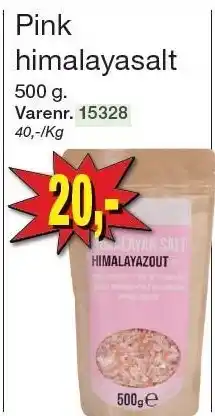 Pink himalayasalt