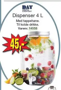 Harald Nyborg Dispenser 4 L tilbud