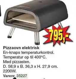 Harald Nyborg Pizzaovn elektrisk tilbud