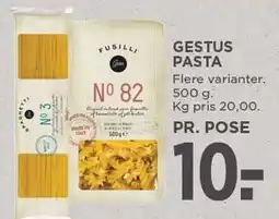 MENY GESTUS PASTA tilbud