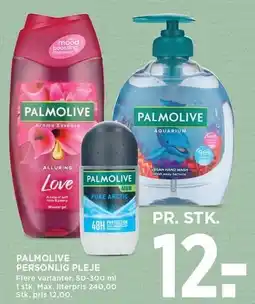 MENY PALMOLIVE PERSONLIG PLEJE tilbud