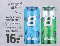 MENY FAXE KONDI BOOSTER tilbud