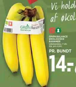 MENY GRØN BALANCE ØKOLOGISKE BANANER tilbud