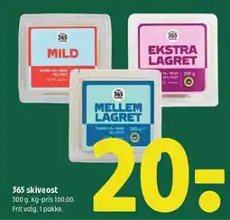 Coop 365 365 skiveost tilbud