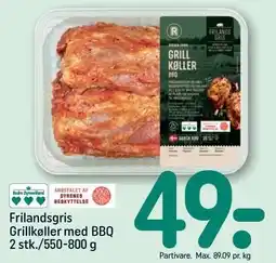 REMA 1000 Frilandsgris Grillkøller med BBQ tilbud