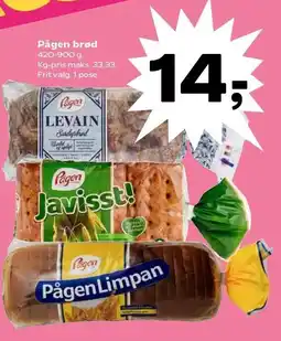 SuperBrugsen Pågen brød tilbud