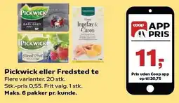 SuperBrugsen Pickwick eller Fredsted te tilbud