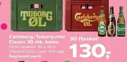SuperBrugsen Carlsberg, Tuborg eller Classic 30 stk. kasse tilbud