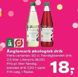 SuperBrugsen Änglamark økologisk drik tilbud
