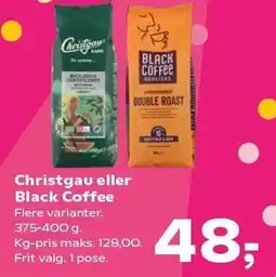 SuperBrugsen Christgau eller Black Coffee tilbud
