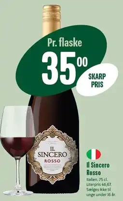 Min Købmand Il Sincero Rosso tilbud