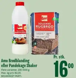 Min Købmand Amo Brødblanding eller Pandekage shaker tilbud