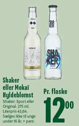 Min Købmand Shaker eller Mokaï Hyldeblomst tilbud