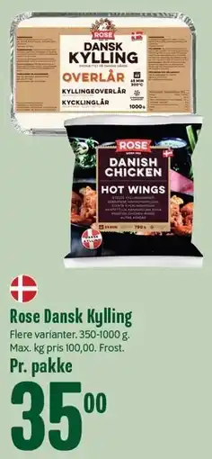 Min Købmand Rose Dansk Kylling tilbud