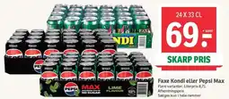 SPAR Faxe Kondi eller Pepsi Max tilbud