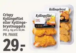 SPAR Crispy Kyllingefilet eller Kyllingebrystnuggets tilbud
