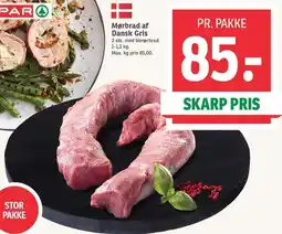 SPAR Mørbrad af Dansk Gris tilbud