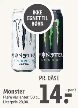 SPAR Monster tilbud