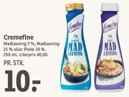 SPAR Cremefine tilbud