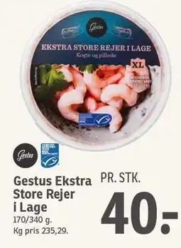 SPAR Gestus Ekstra Store Rejer i Lage tilbud