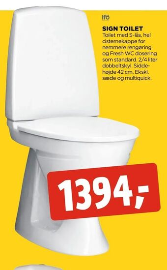 jem & fix Sign toilet tilbud