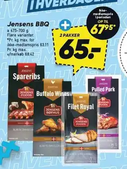 Bilka Jensens BBQ tilbud