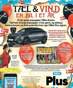 Bilka TÆL & VIND EN BIL I ET ÅR tilbud