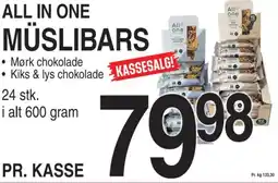 ABC Lavpris ALL IN ONE MÜSLIBARS tilbud