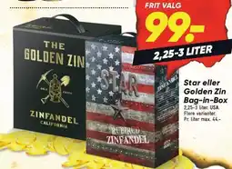 Bilka Star eller Golden Zin Bag-in-Box tilbud