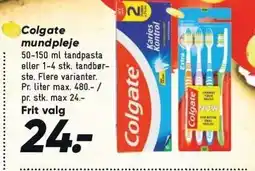 Bilka Colgate mundpleje tilbud