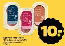 Netto Egelykke spegepølse tilbud
