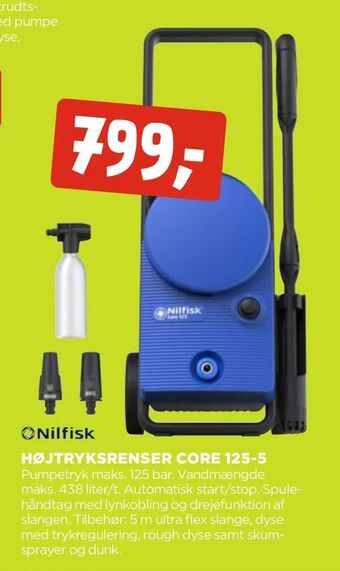 jem & fix Højtryksrenser core 125-5 tilbud