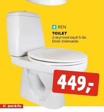 jem & fix Toilet tilbud