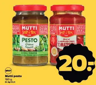 Netto Mutti pesto tilbud